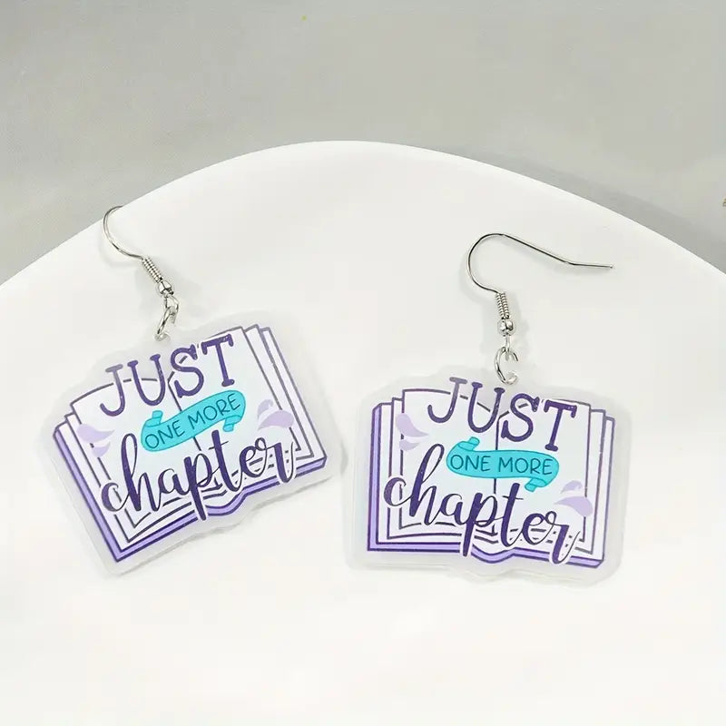 Just One More Chapter Earrings