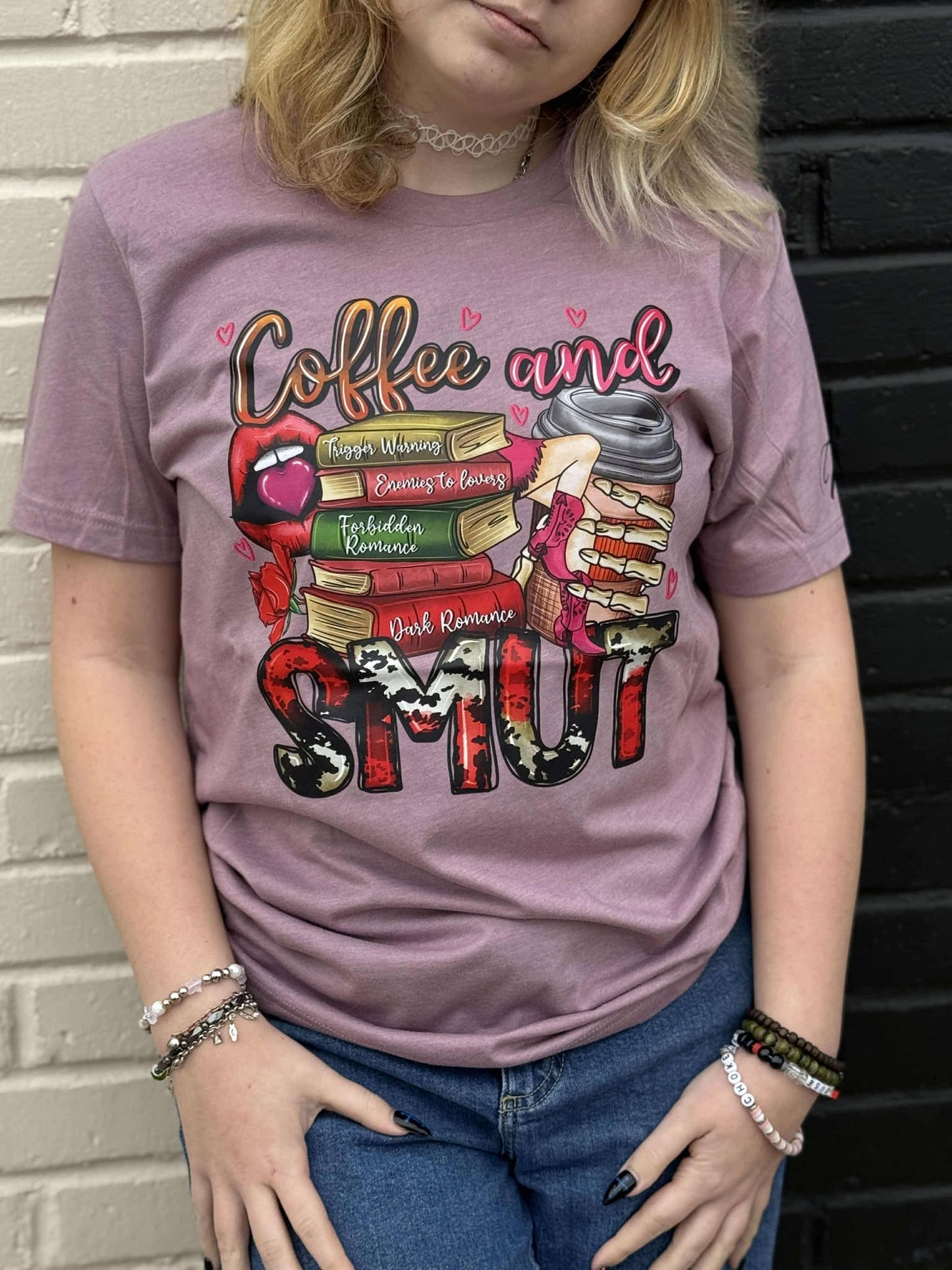 Coffee & Smut T-Shirt β The Ultimate Book Lover's Tee