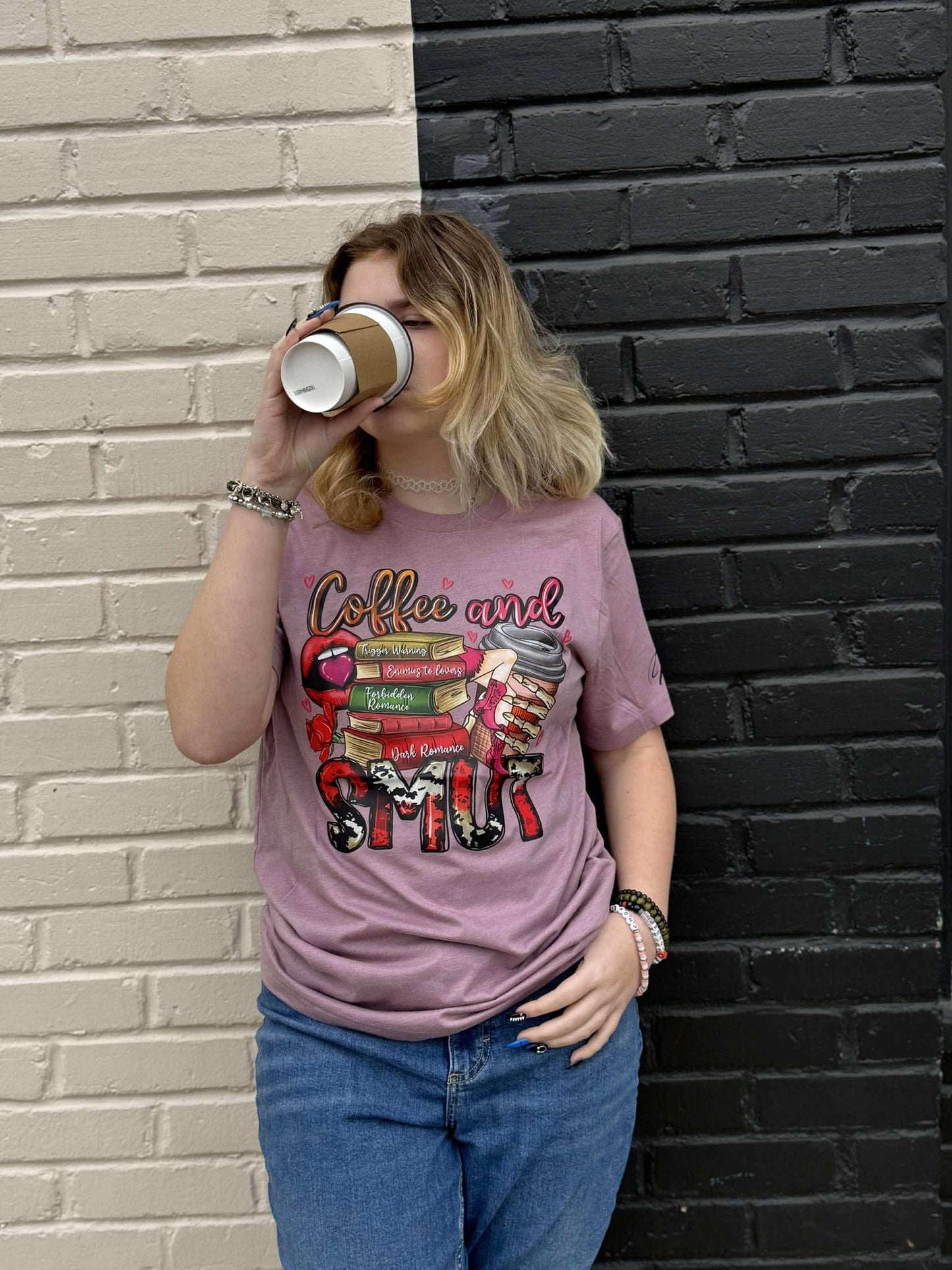 Coffee & Smut T-Shirt β The Ultimate Book Lover's Tee