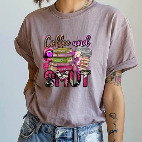 Coffee & Smut T-Shirt β The Ultimate Book Lover's Tee