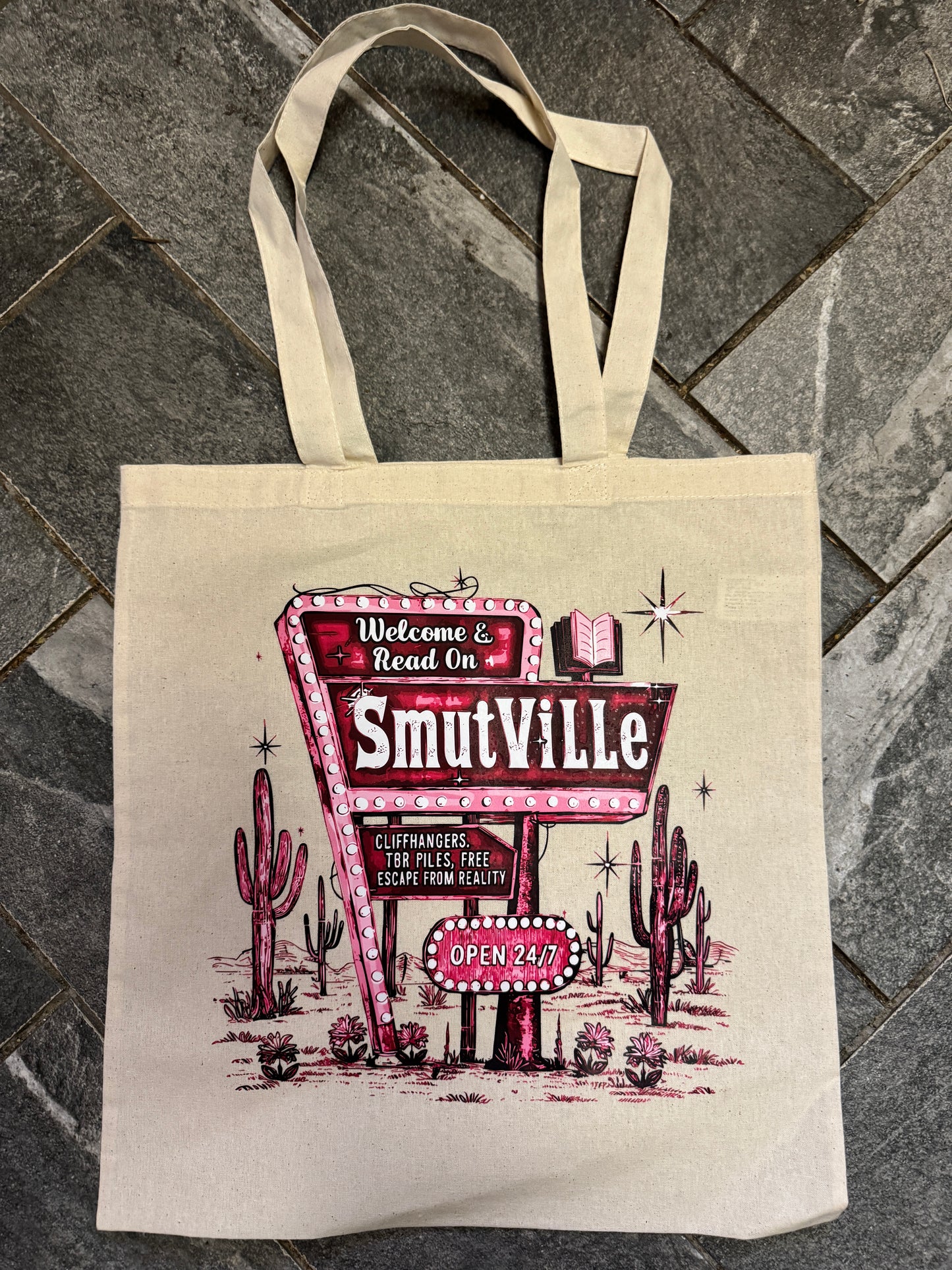 Large Bookish Canvas Tote