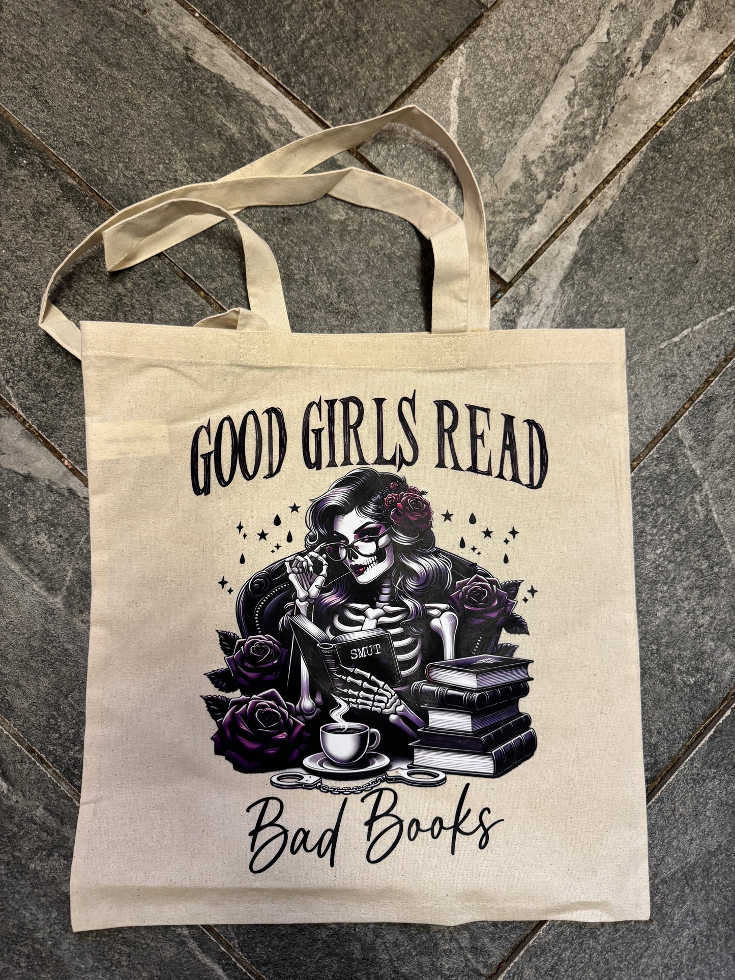 Large Bookish Canvas Tote