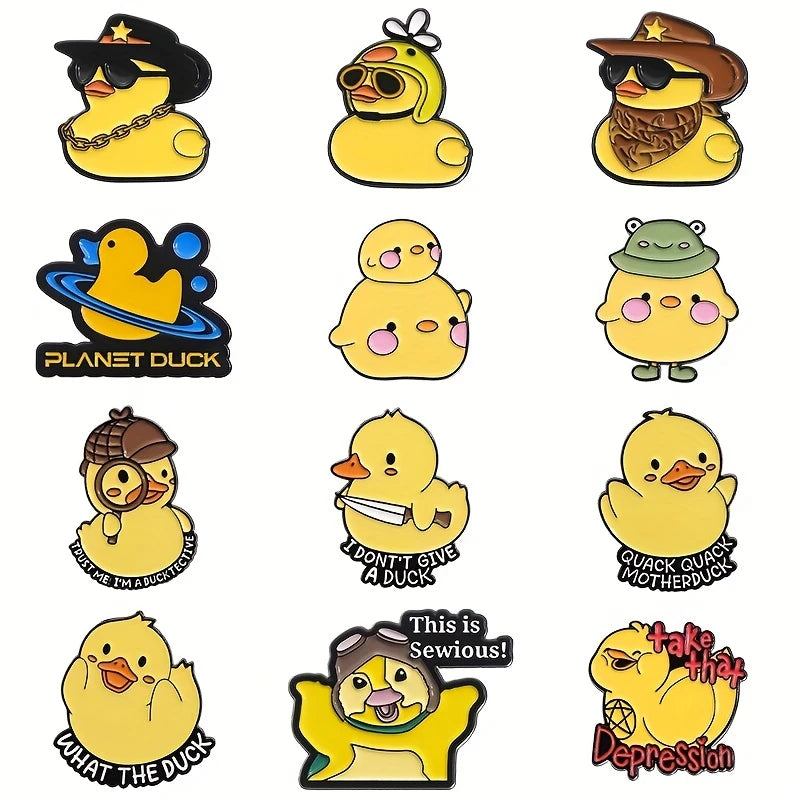 Ducky Wuckys Enamel Pins