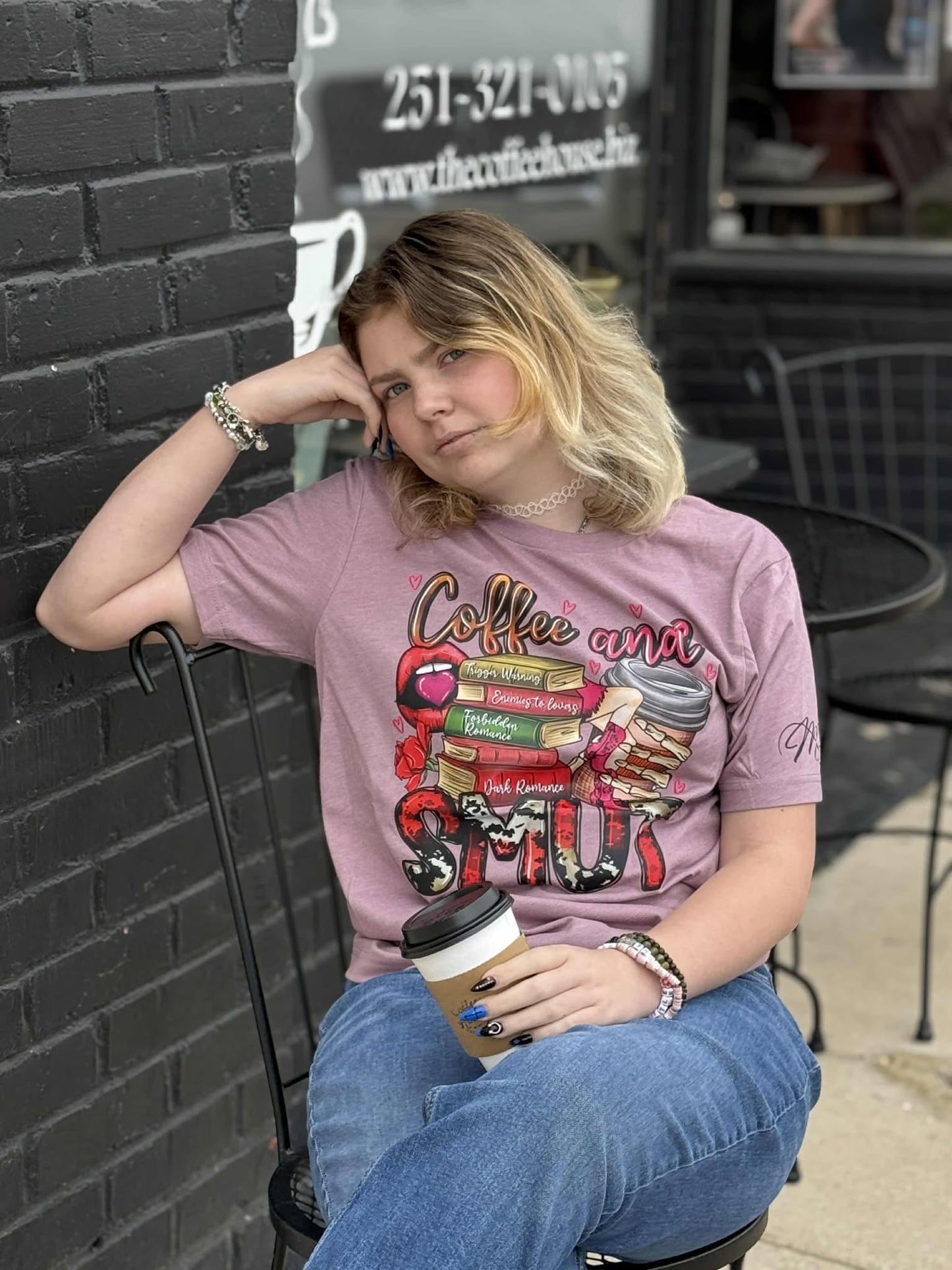 Coffee & Smut T-Shirt – The Ultimate Book Lover's Tee
