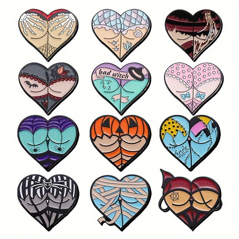 Booty Enamel Pins