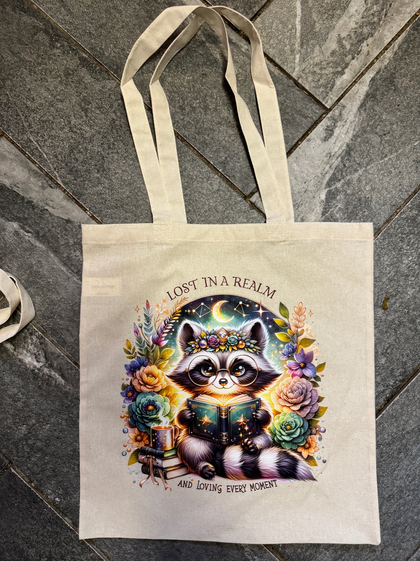 Large Bookish Canvas Tote