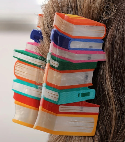 Book Hair Clips