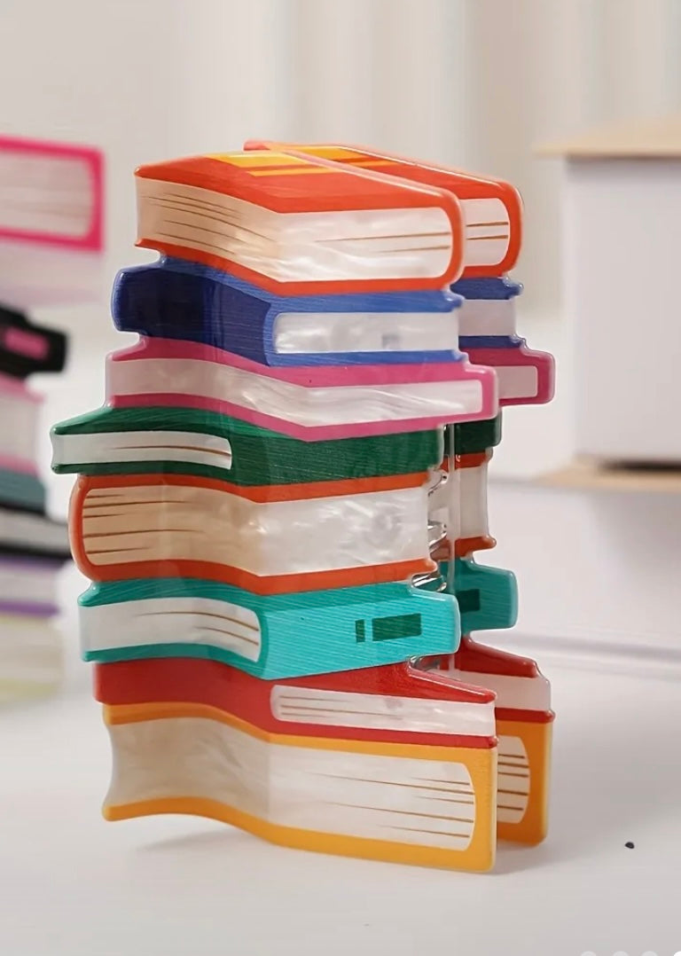 Book Hair Clips