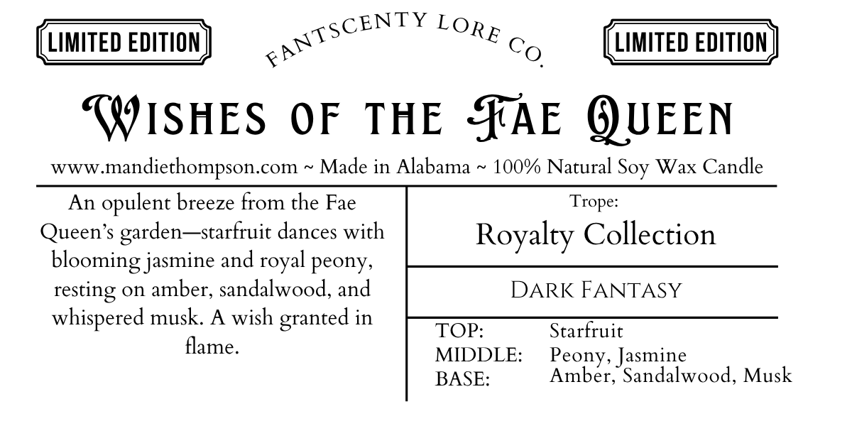 Limited Edition - Wishes of the Fae Queen