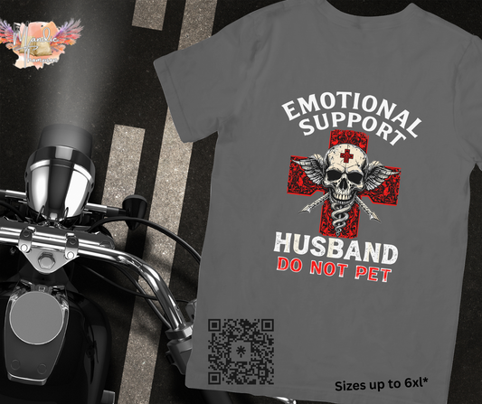 Emotional Support Husband T-Shirt – Do Not Pet